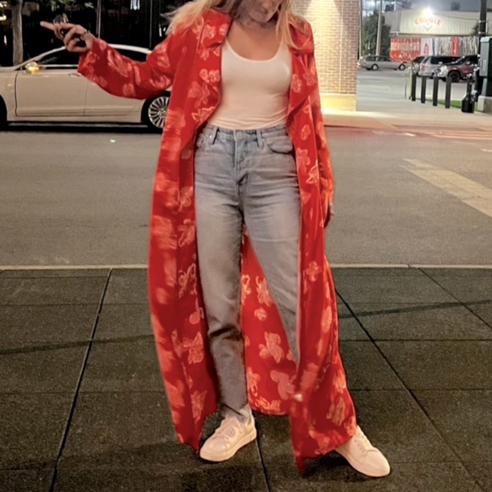 Nordstrom Open Edit Floral duster